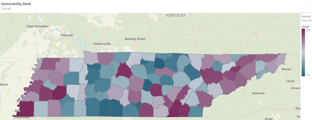 Human Trafficking Data Model from Belmont University's Data Collaborative